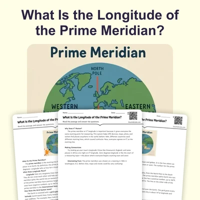 What Is the Longitude of the Prime Meridian? - reading educational content