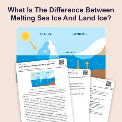What Is The Difference Between Melting Sea Ice And Land Ice? - reading educational content