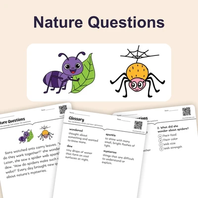 Natural Curiosity about the World - reading educational content