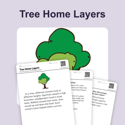 Tree Ecosystem - reading educational content