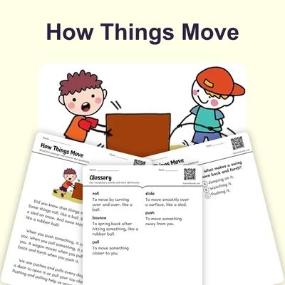 How Things Move - reading educational content