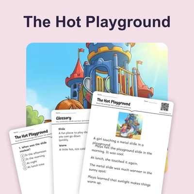 The Hot Slide - reading educational content