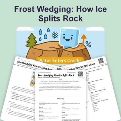 Frost Wedging: How Ice Splits Rock - reading educational content