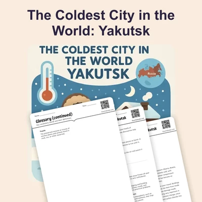 The Coldest City in the World: Yakutsk - reading educational content