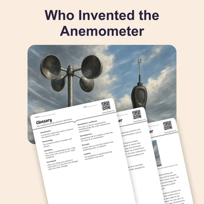 Who Invented the Anemometer - reading educational content