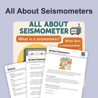 All About Seismometers - reading educational content