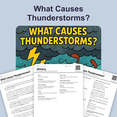 What Causes Thunderstorms? - reading educational content