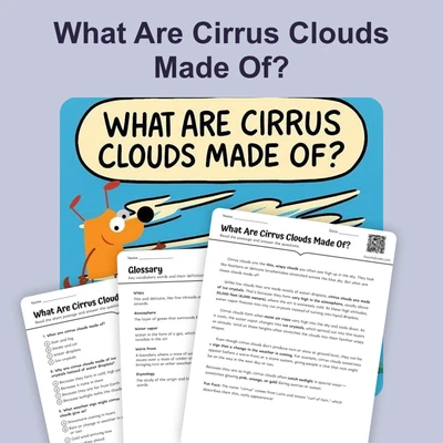What Are Cirrus Clouds Made Of? - reading educational content