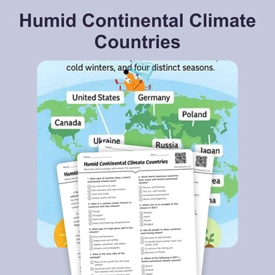 Humid Continental Climate Countries - reading educational content