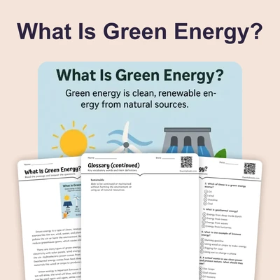 What Is Green Energy? - reading educational content