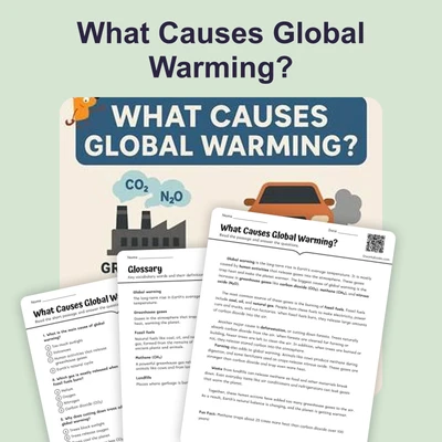What Causes Global Warming? - reading educational content