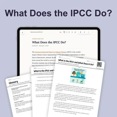 What Is the IPCC and What Does It Do? - reading educational content