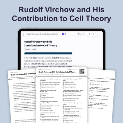 Rudolf Virchow and His Contribution to Cell Theory - reading educational content
