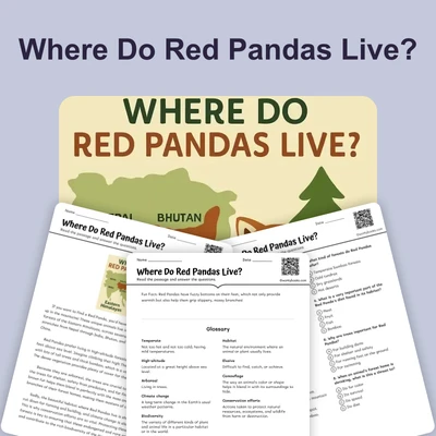 Where Do Red Pandas Live?  - reading educational content