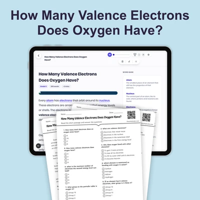 How Many Valence Electrons Does Oxygen Have? - reading educational content