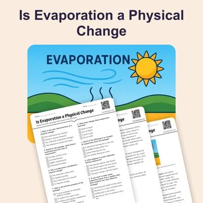Is Evaporation a Physical Change - reading educational content