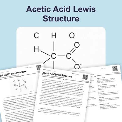 Acetic Acid Lewis Structure - reading educational content
