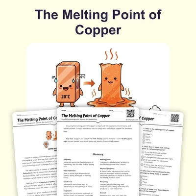 The Melting Point of Copper - reading educational content