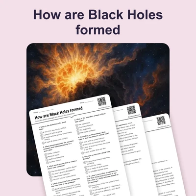 How are Black Holes formed - reading educational content