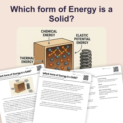Which form of Energy is a Solid? - reading educational content