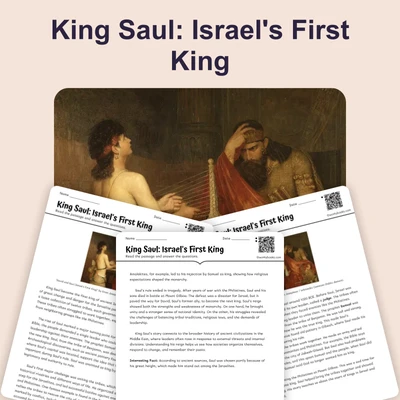 Saul the First King - reading educational content