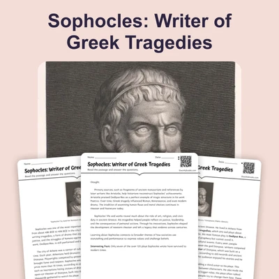 Sophocles the Playwright - reading educational content