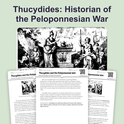Thucydides the Historian - reading educational content