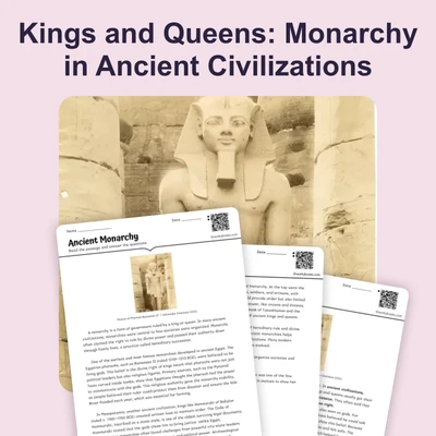 Monarchy in the Ancient World - reading educational content