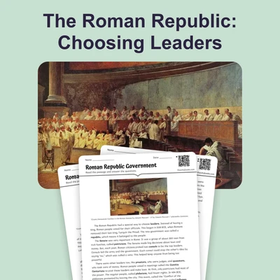 Roman Republic Government - reading educational content