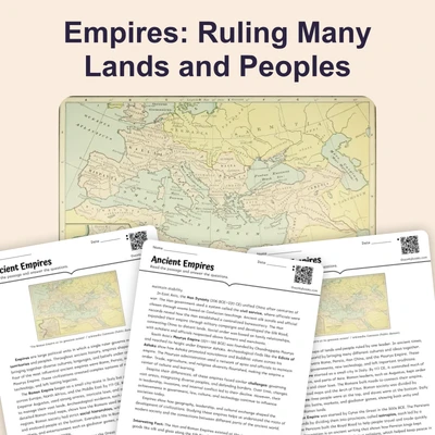 Empires Across the Ancient World - reading educational content