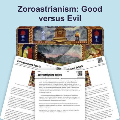Zoroastrianism in Ancient Persia - reading educational content
