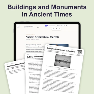Ancient Architectural Marvels - reading educational content