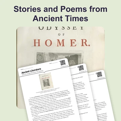 Ancient World Literature - reading educational content