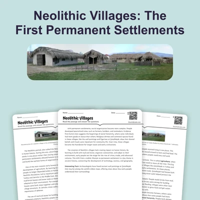 First Farming Villages - reading educational content