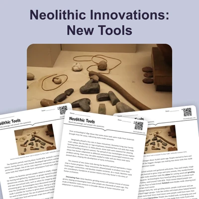 Neolithic Tools - reading educational content