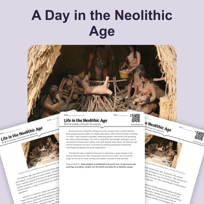 Life in the Neolithic Age - reading educational content