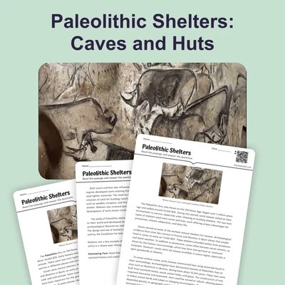 Stone Age Settlements - reading educational content