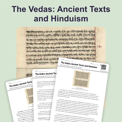 Vedas Sacred Hindu Texts - reading educational content