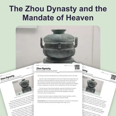 Zhou Dynasty and Mandate  - reading educational content