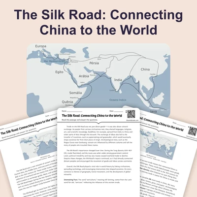 Silk Road Trade Network - reading educational content