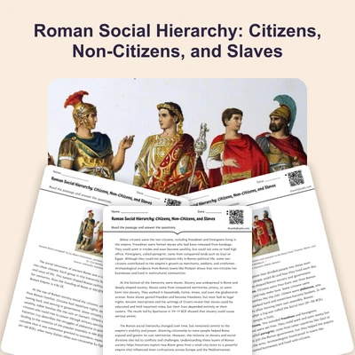 Social Classes of Ancient Rome - reading educational content