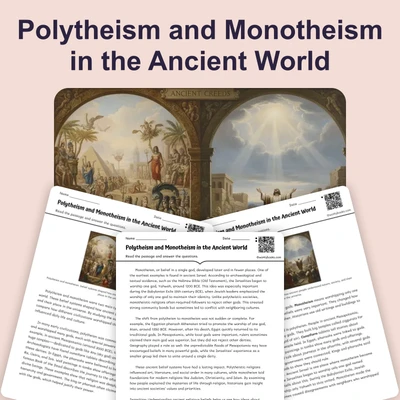Comparing Ancient Religions and Beliefs - reading educational content