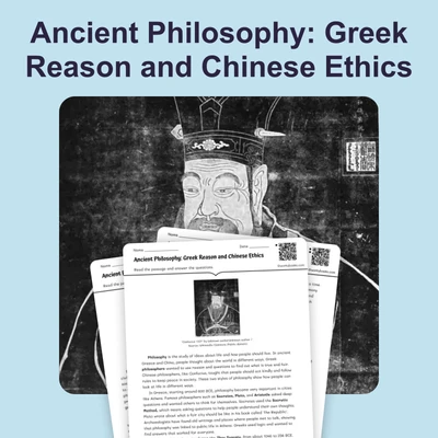 Ancient Philosophy in Greece and China - reading educational content