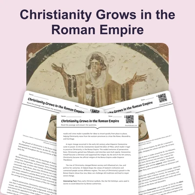 Christianity in the Roman Empire - reading educational content