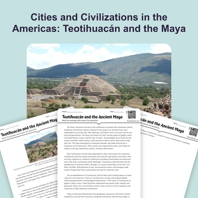 Teotihuacán and the Ancient Maya - reading educational content