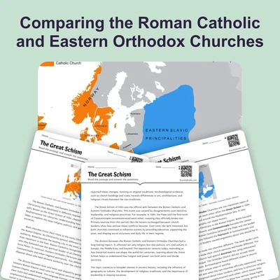 The Great Schism - reading educational content