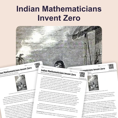 India Invents Zero - reading educational content