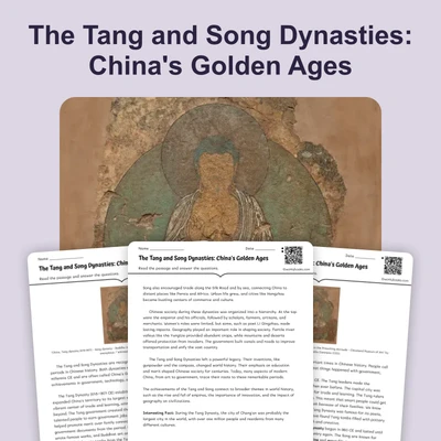 The Tang and Song Dynasties: China's Golden Ages - reading educational content