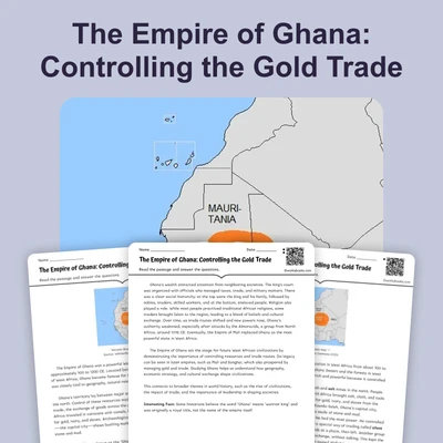 Ghana Empire - reading educational content