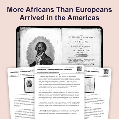 African Diaspora in the Americas - reading educational content